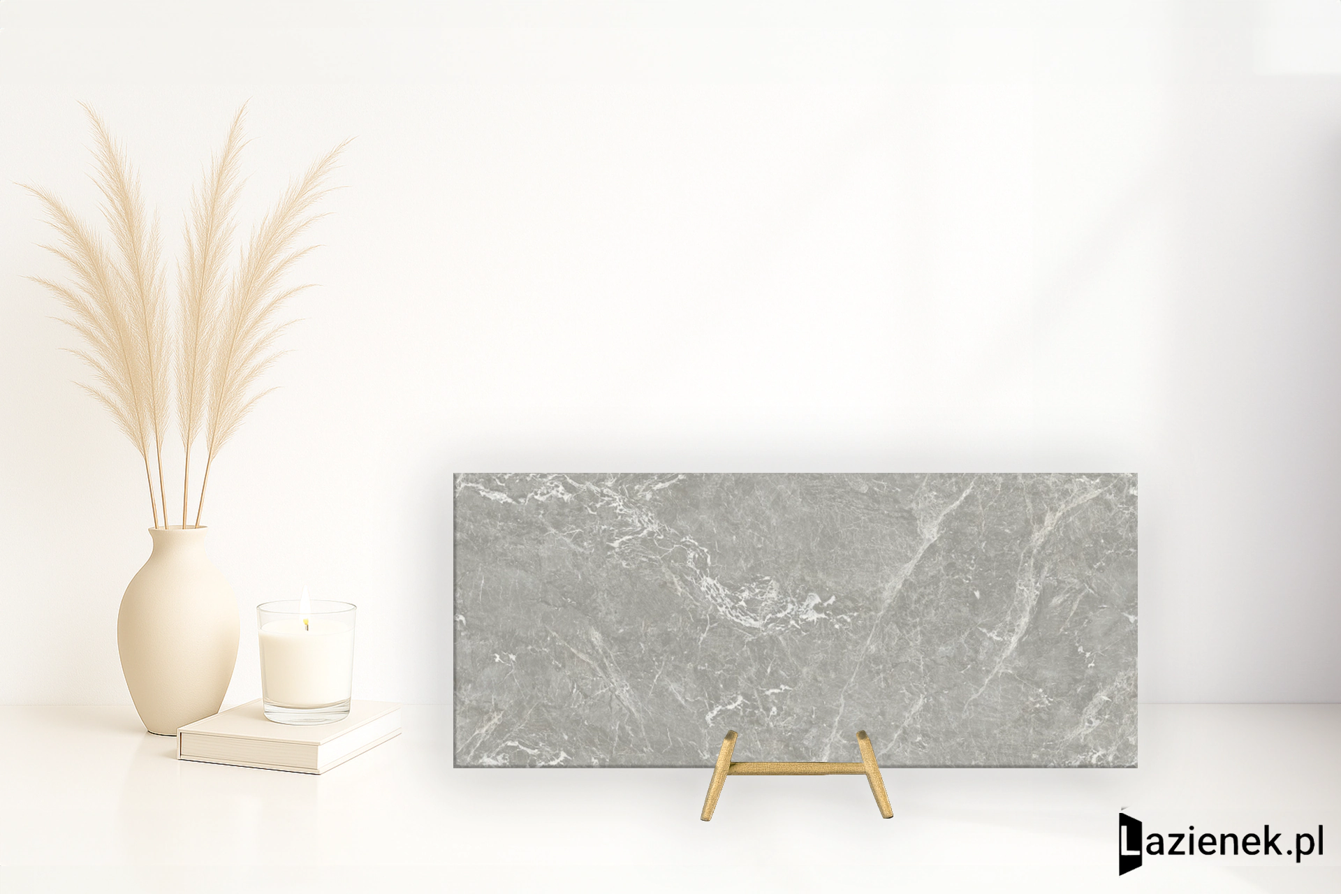 Casalgrande Padana Marmora Grigio Antico błyszcząca 120x278 cm gr. 6 mm - płytka rektyfikowana/17575257